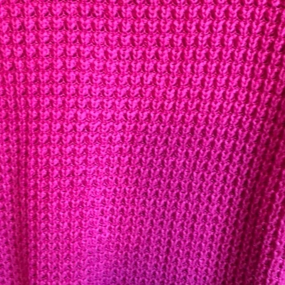 AMERICAN Eagle Outfitters pink waffle sweater S - Picture 6 of 6